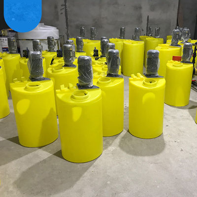 Pièces de rechange jaunes de traitement de l'eau 500L de fond plat