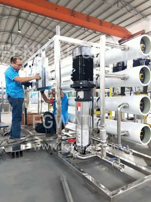 Systèmes de traitement de l'eau commerciaux d'osmose d'inversion 28000GPD