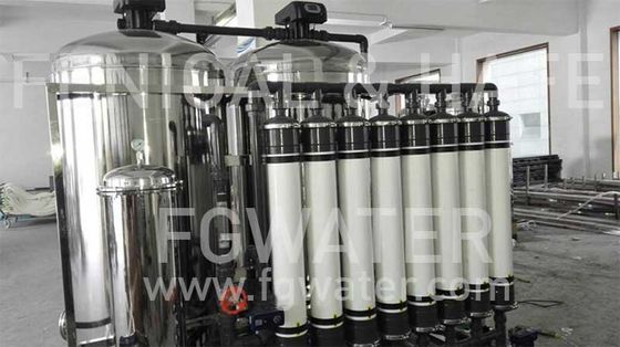Systèmes industriels de l'ultra-filtration 9000TPD pour le traitement préparatoire de l'eau