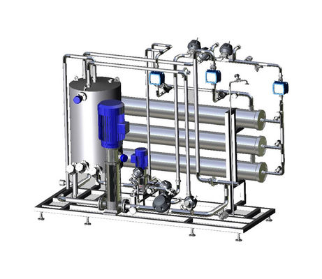 Système de traitement de l'eau épuré par bâti de dérapage, système de traitement de l'eau de RO