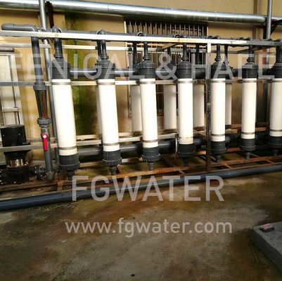 Système de traitement de l'eau de l'ultra-filtration 40TPH pour le jus de fruit