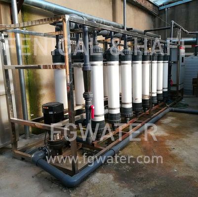 Système de traitement de l'eau de l'ultra-filtration 40TPH pour le jus de fruit