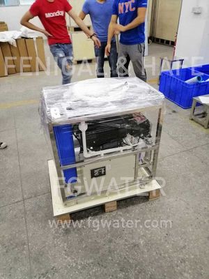 Système d'osmose d'inversion compact d'eau de mer de 4.0KW/H 4000LPD