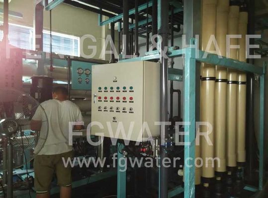 Osmose d'inversion de l'eau de mer 100TPD pour l'eau d'alimentation de chaudière