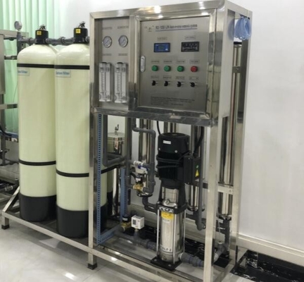 Système de traitement de l'eau d'osmose d'inversion de la CE de RO d'acier au carbone 1000l/H