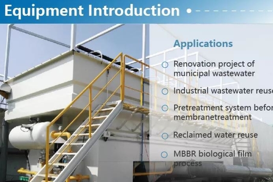 Nouvelles unités dissoutes de flottation à air de Wastewater Purification System Sewage Treatment Company