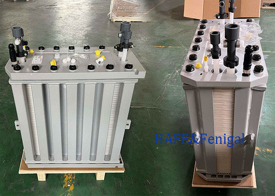 Les modules EDI MK-3MiniHT de Veolia débit nominal 1,14 M3/H dans l'usine