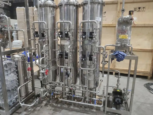 Production d'eau 0,25 m3/h Système d'eau ultrapure désionisée EDI pour laboratoire