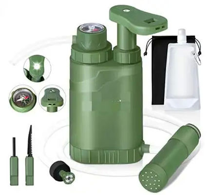 Outil de camping 0.1 micron filtre à eau système de purification d'eau mobile