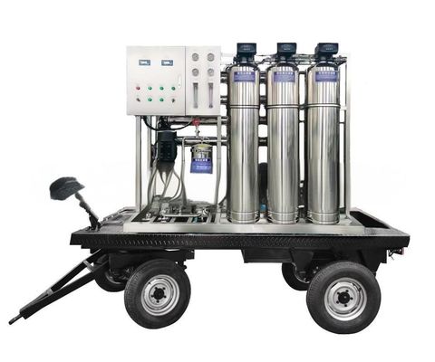 Système de purification de l'eau mobile à filtrage multicouche