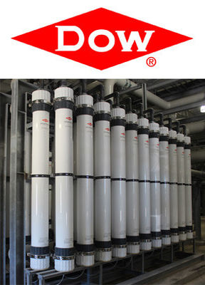 Module de membranes industriel PVDF DOW UF SFP-2880 / SFD-2880 avec un flux et un débit élevés
