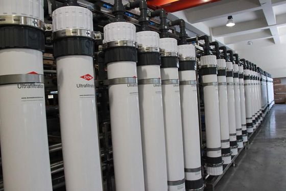 Module de membranes industriel PVDF DOW UF SFP-2880 / SFD-2880 avec un flux et un débit élevés