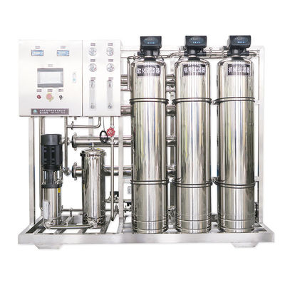500L/H 1,7kW-380-415V 3xSS304 réservoirs d'eau salée usine d'osmose inverse