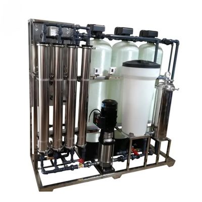 2TPH 3,0 kW-380-415V 3xFRP réservoirs d'eau salée usine d'osmose inverse