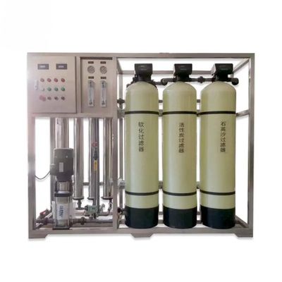 2TPH 3,0 kW-380-415V 3xFRP réservoirs d'eau salée usine d'osmose inverse