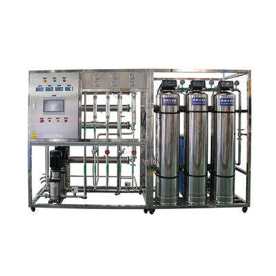 2TPH 3.0kW-380-415V 3xSS304 réservoirs d'eau saumâtre usine d'osmose inverse