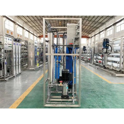 500L/H 1,7kW-380-415V 3xFRP réservoirs d'eau salée usine d'eau d'osmose inverse