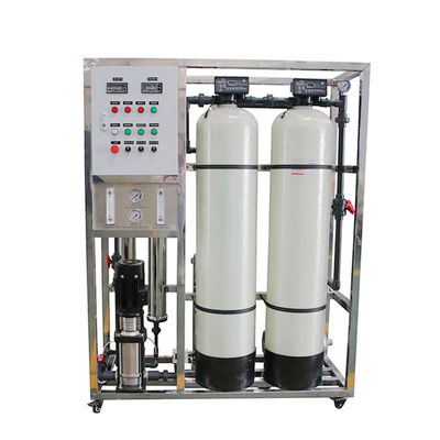 3TPH 5.5kW-380-415V 2xFRP réservoirs d'eau saumâtre usine d'osmose inverse