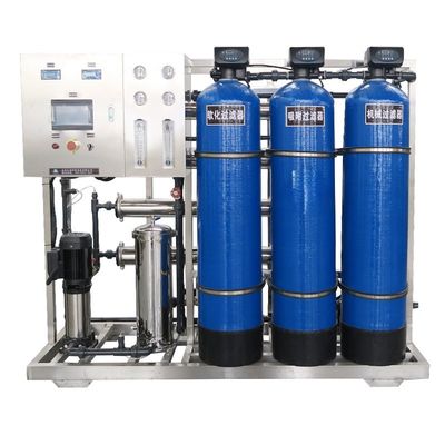 3TPH 5.5kW-380-415V 3xFRP réservoirs d'eau saumâtre usine d'osmose inverse