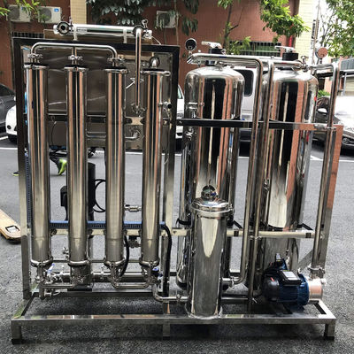 3TPH 5.5kW-380-415V 2xSS304 réservoirs d'eau saumâtre usine d'osmose inverse