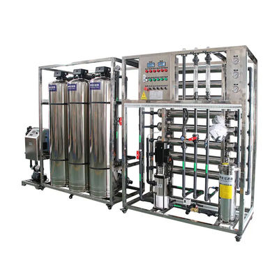 3TPH 5.5kW-380-415V 3xSS304 réservoirs d'eau saumâtre usine d'osmose inverse
