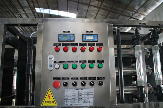 3TPH 5.5kW-380-415V 3xSS304 réservoirs d'eau saumâtre usine d'osmose inverse