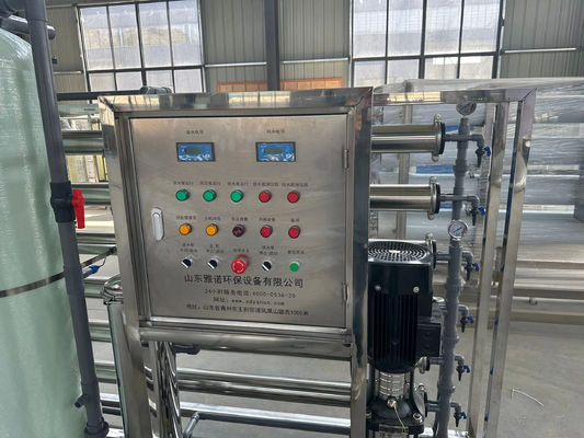 6TPH 7.9kW-380-415V 2xFRP réservoirs d'eau saumâtre usine d'osmose inverse