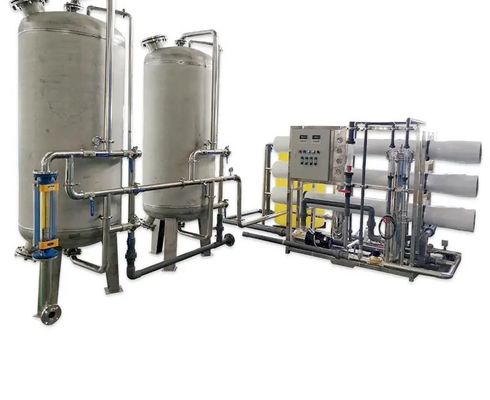 10TPH 19kW-380-415V 3xSS304 réservoirs d'eau saumâtre usine d'osmose inverse