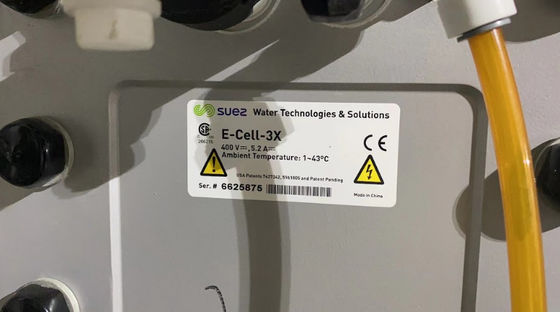 Flux 5,0 M3/H Veolia Suez EDI Piles E-Cell-3X Suez Pour fournir de l'eau ultrapure