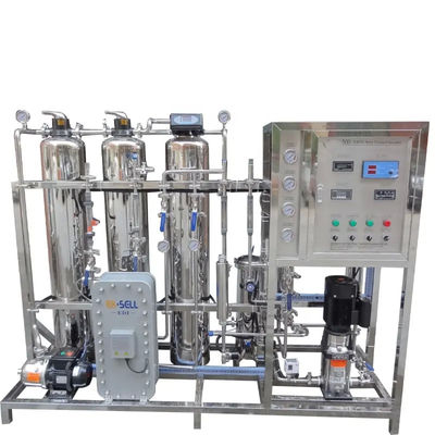 500 litres par heure machine à eau ultrapure SUS réservoir pour l' eau domestique déposé