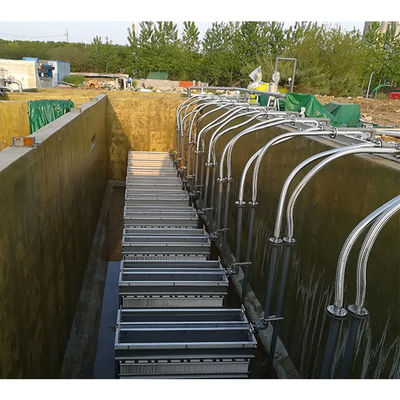 Bioréacteur à feuille plate à membrane MBR à fort flux pour le traitement des eaux usées municipales