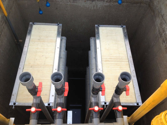 Membranes MBR à feuille plate avec une production d'eau élevée pour le dessalement de l'eau de mer