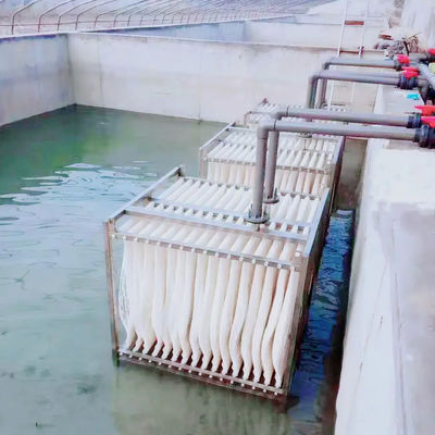 Propriétés chimiques stables Membranes de rideau MBR Traitement rural intégré des eaux usées