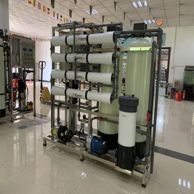 1TPH 2xFRP réservoirs usine d'eau par osmose inverse pour la consommation d'eau / exploitation agricole / irrigation