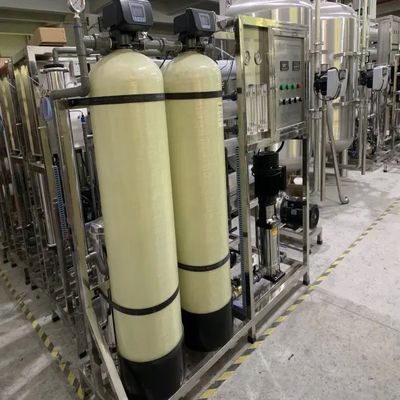 1TPH 2xFRP réservoirs usine d'eau par osmose inverse pour la consommation d'eau / exploitation agricole / irrigation