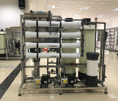 Conception optimisée réservoirs 1TPH 3xFRP usine d'eau à osmose inverse