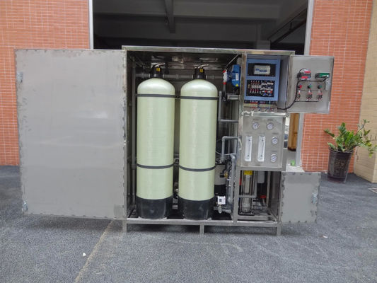 Conception optimisée réservoirs 1TPH 3xFRP usine d'eau à osmose inverse
