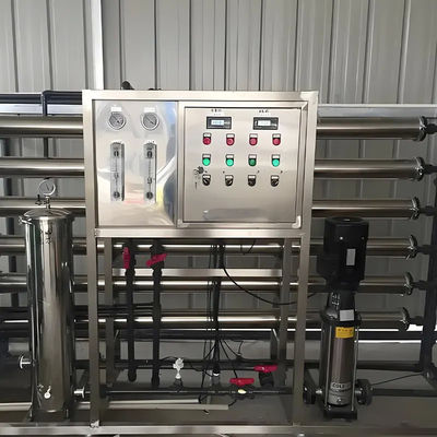 1TPH 2xSS304 réservoirs usine d'eau à osmose inverse pour le traitement de l'eau pure RO commerciale