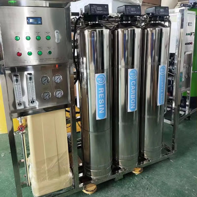 1TPH 3xSS304 réservoirs usine d'eau par osmose inverse pour vendre de l'eau
