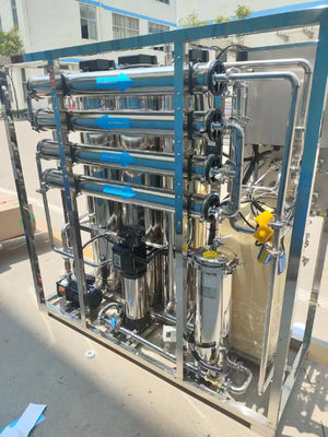 1TPH 3xSS304 réservoirs usine d'eau par osmose inverse pour vendre de l'eau