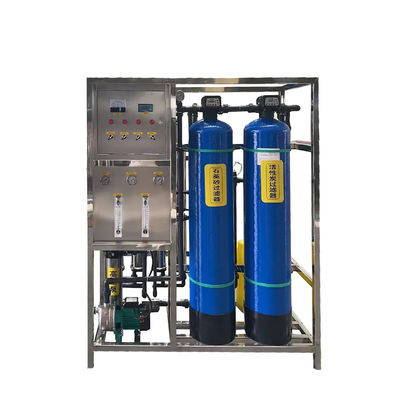 1.5tph 2xFRP réservoirs d'eau saumâtre usine d'eau d'osmose inverse pour l'industrie agricole