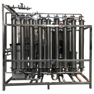 Facile à utiliser 1.5TPH 3xSS304 réservoirs d'eau saumâtre usine d'osmose inverse