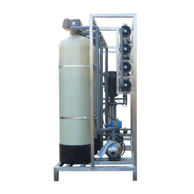 2TPH 3xFRP réservoirs usine d'eau à osmose inverse pour usine de produits alimentaires et de boissons