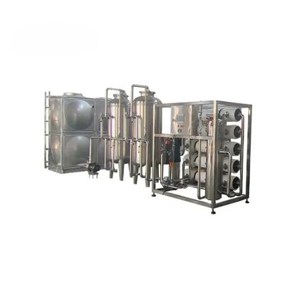 5TPH SS304 Réservoirs RO Système de purification pour l'eau de procédé industriel