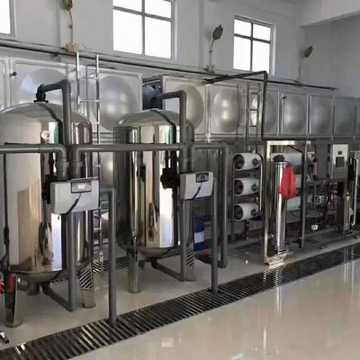 6TPH 7,9 kW SS304 réservoirs d'eau saumâtre usine d'osmose inverse