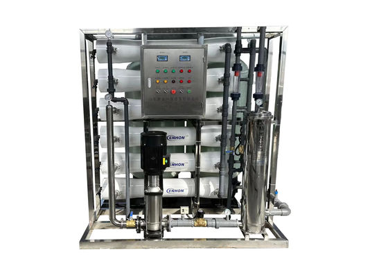 8TPH SS304 réservoirs machine à eau pure à osmose inverse industrielle