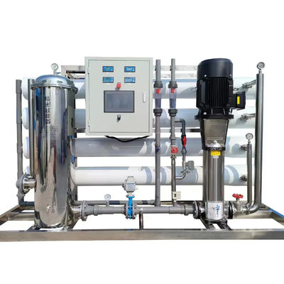 8TPH SS304 réservoirs machine à eau pure à osmose inverse industrielle