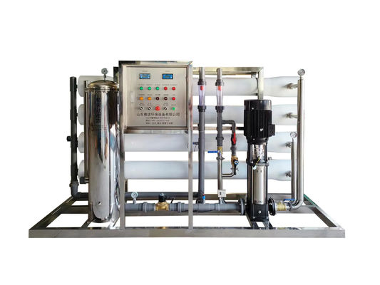 8TPH SS304 réservoirs machine à eau pure à osmose inverse industrielle