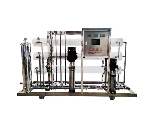8TPH SS304 réservoirs machine à eau pure à osmose inverse industrielle