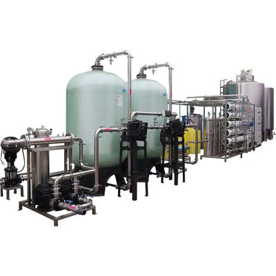 Réservoirs en FRP 10TPH Usine d'eau par osmose inverse pour le dessalement de l'eau de mer